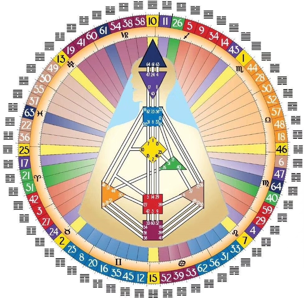 读一本书,"图解人类图",这本书比较容易懂,明天也把电