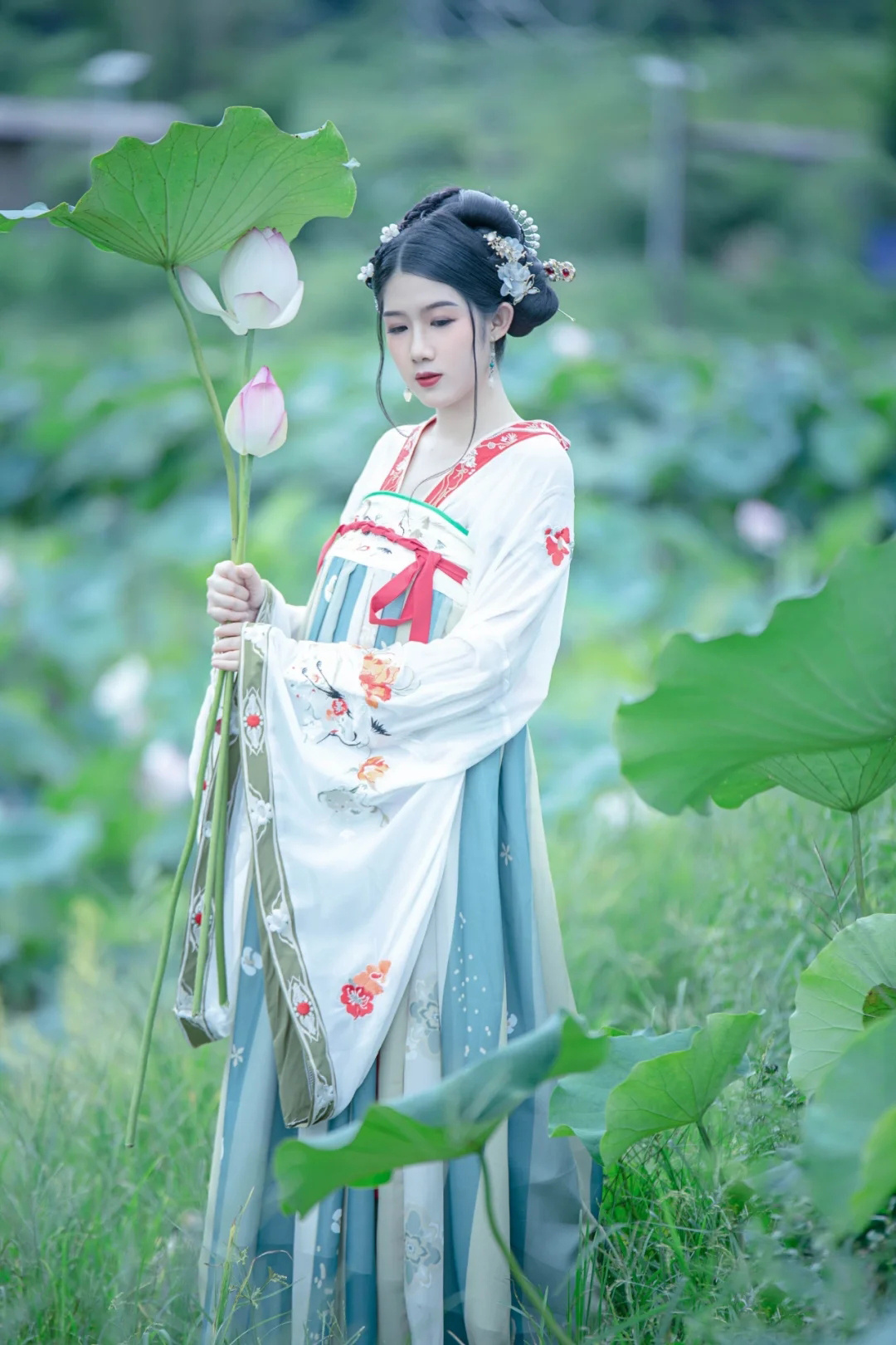 06月12日古风汉服荷花人像相约近500亩荷花基地户外人像摄影活动