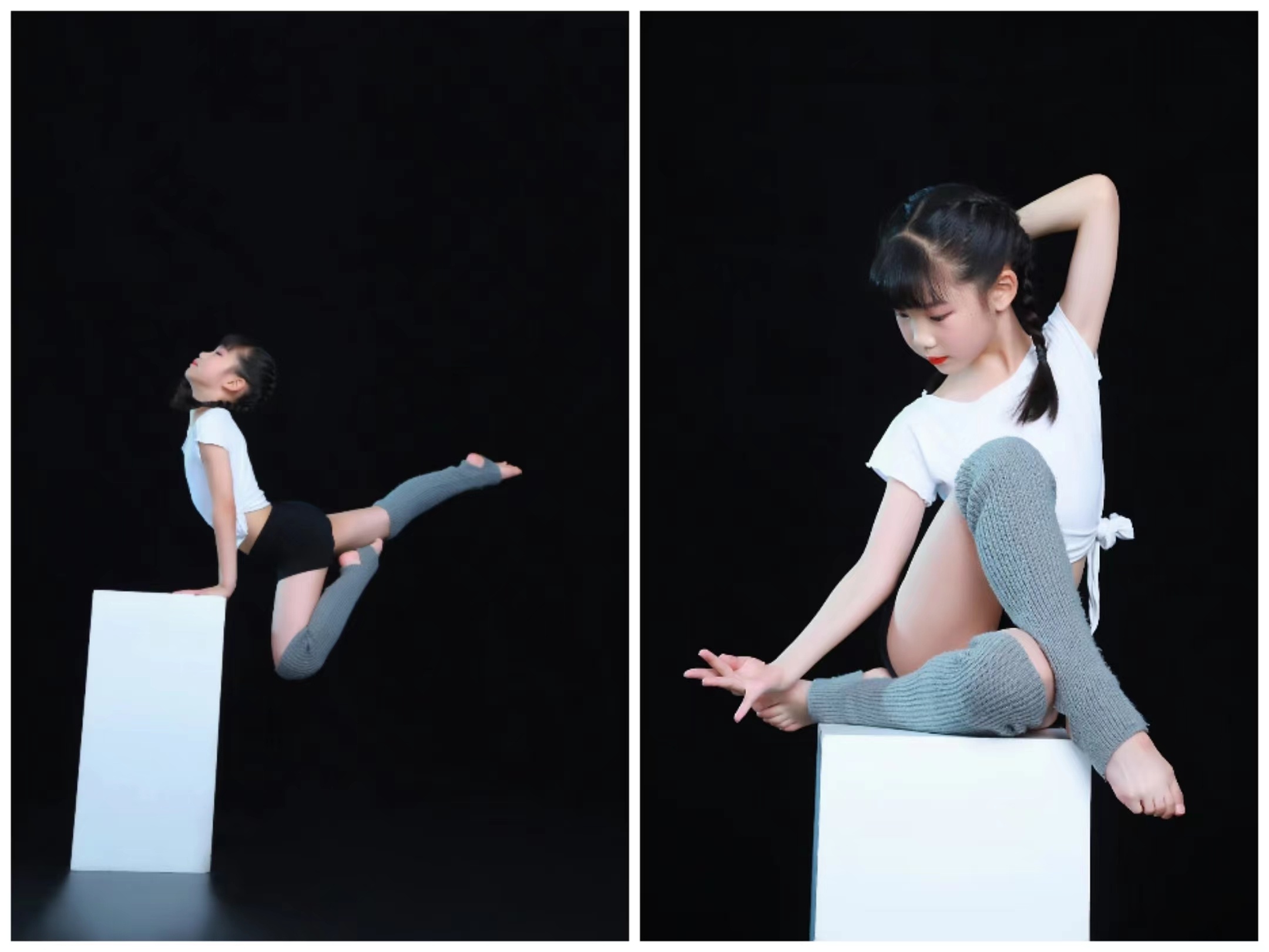 天天舞美艺术--特邀请专业舞蹈摄影团体为本机构学员拍摄舞蹈形体照