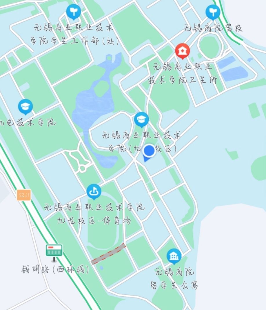 无锡职业技术学院地图图片