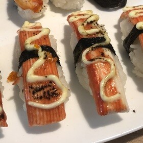 炙烤蟹柳握